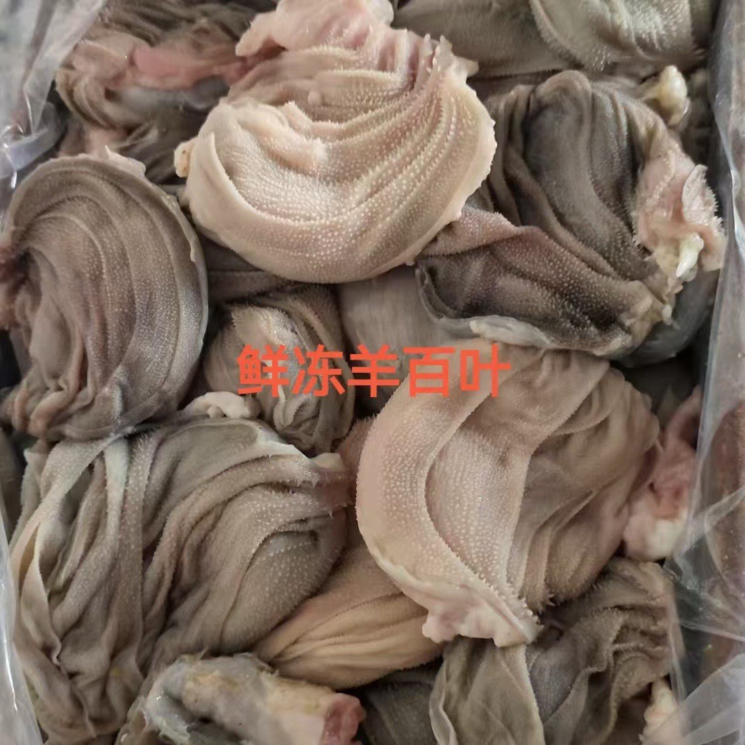 供应火锅店牛百叶鲜冻羊百叶真空包装图3