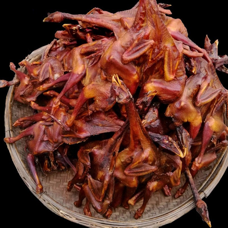 风干鸡散称土特产农家自制咸鸡腊鸡整只腊肉干货图2