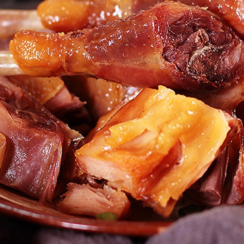 风干鸡散称土特产农家自制咸鸡腊鸡整只腊肉干货图3