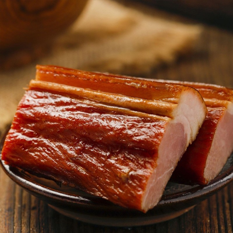 四川特产正宗柴火烟熏腊肉二刀肉农家自制咸肉