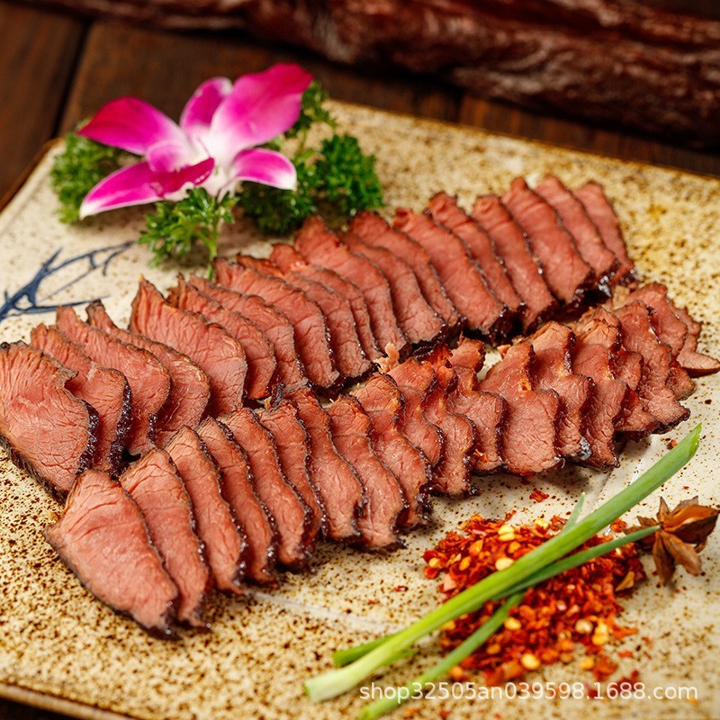 腊牛肉湖南特产传统工艺柴火烟熏腊味腌制腊肉瘦肉黄牛肉图2