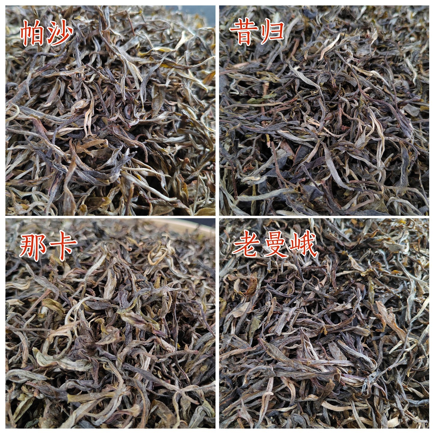 普洱茶散茶古树散装生茶那卡邦崴帕沙昔归冰岛班章云南茶叶散普洱图2