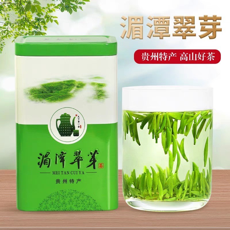 湄潭翠芽绿茶茶新茶春茶明前高山茶芽茶嫩芽礼盒装厂家