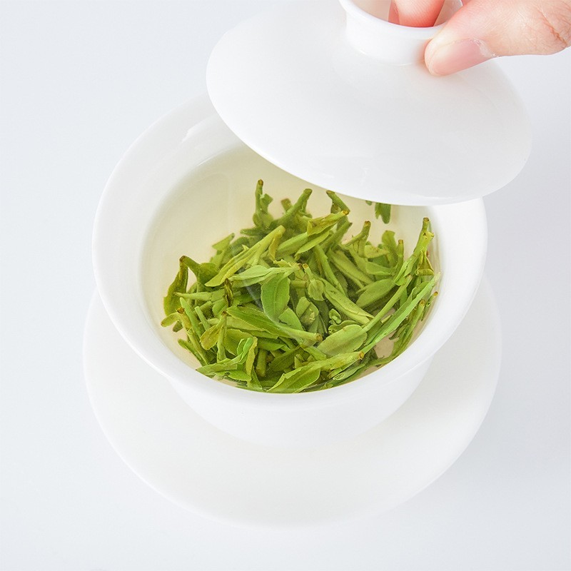 新茶富阳龙井茶叶明前绿茶散装图3