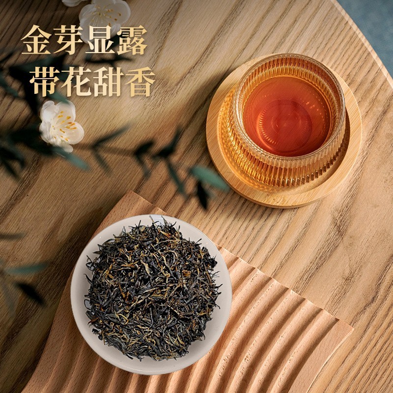 利川红茶叶新茶春茶金芽浓香型茶叶耐泡红茶礼盒罐装图4