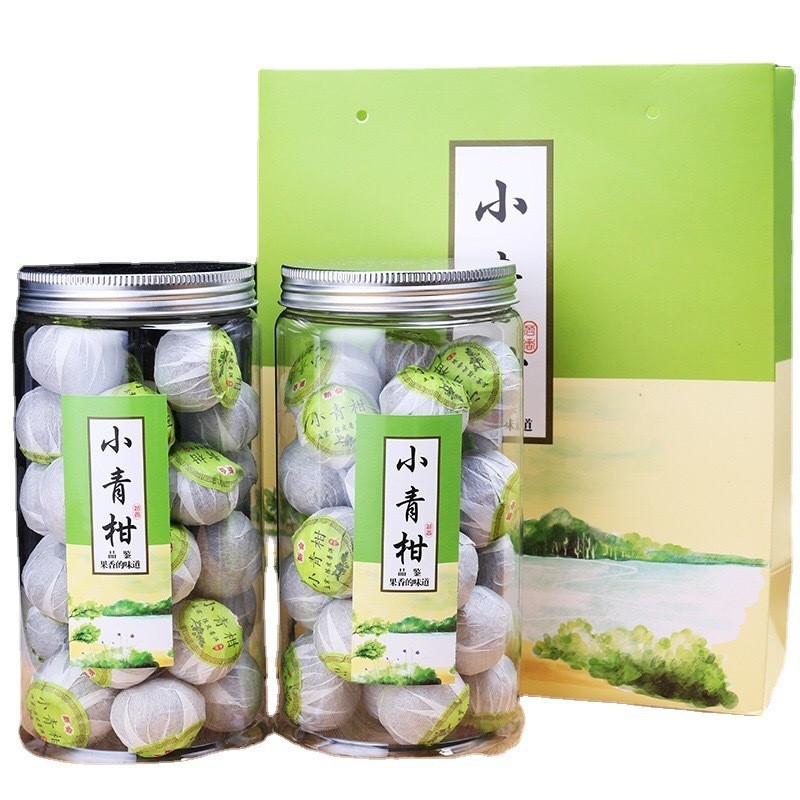 新生晒小青柑宫廷普洱茶叶青皮小青柑普洱茶熟茶