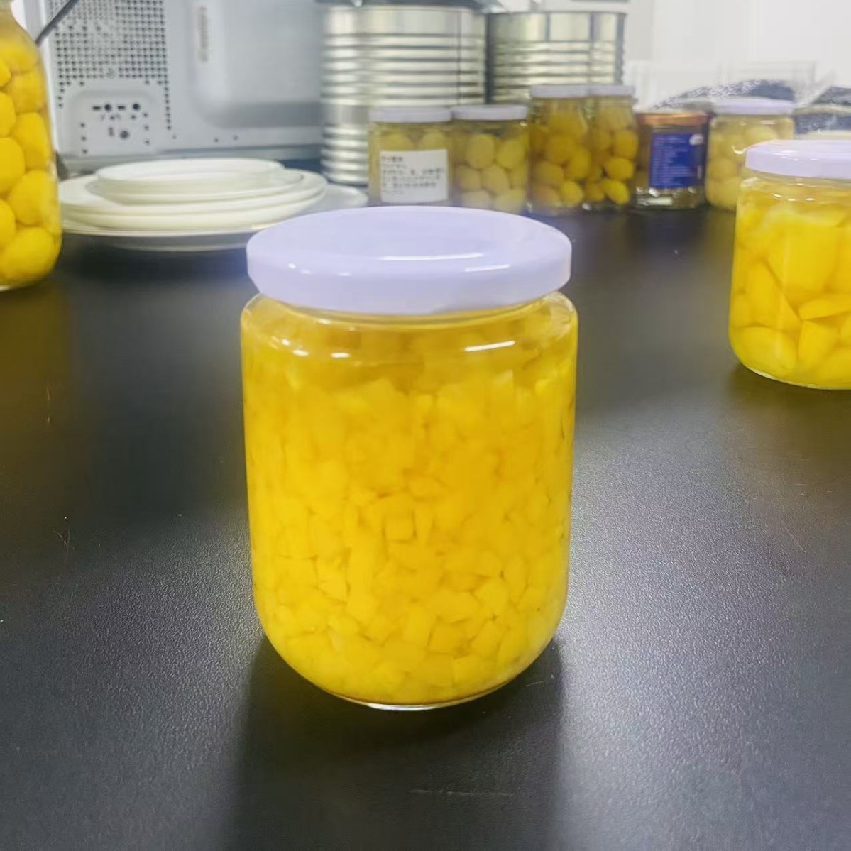 可出口甘露煮丁糖水板栗罐头软糯香甜水果蛋糕烘焙馅料熟制即食