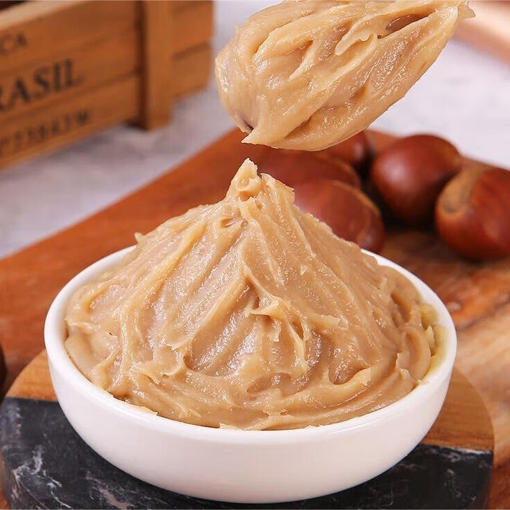 板栗泥法式常规原味甜味蛋糕烘焙月饼原材料家用商用栗子泥馅料图4