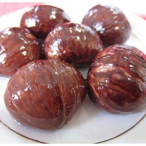 褐色栗子罐头涩皮板栗罐头整栗板栗仁即食蛋糕面包西点烘焙装饰图4