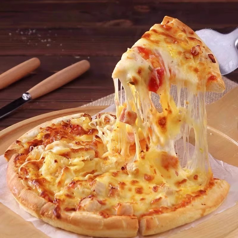 马苏里拉芝士碎拉丝奶酪条片起司披萨家用烘焙用半成空气炸锅图2