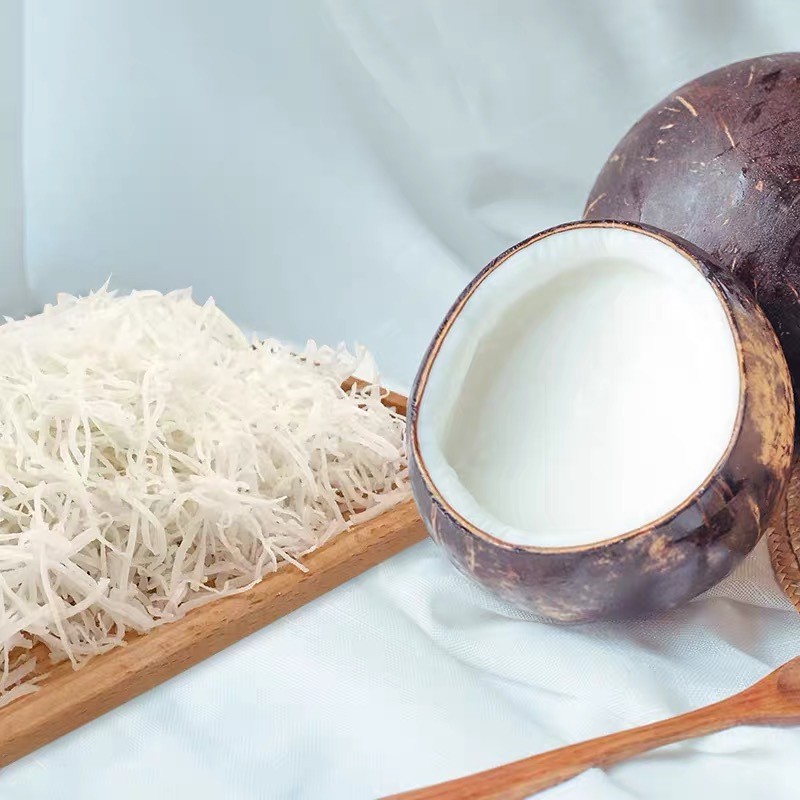 海南特产椰丝条500g 无糖椰丝椰蓉烘焙原料 蛋糕椰丝球椰丝条图2