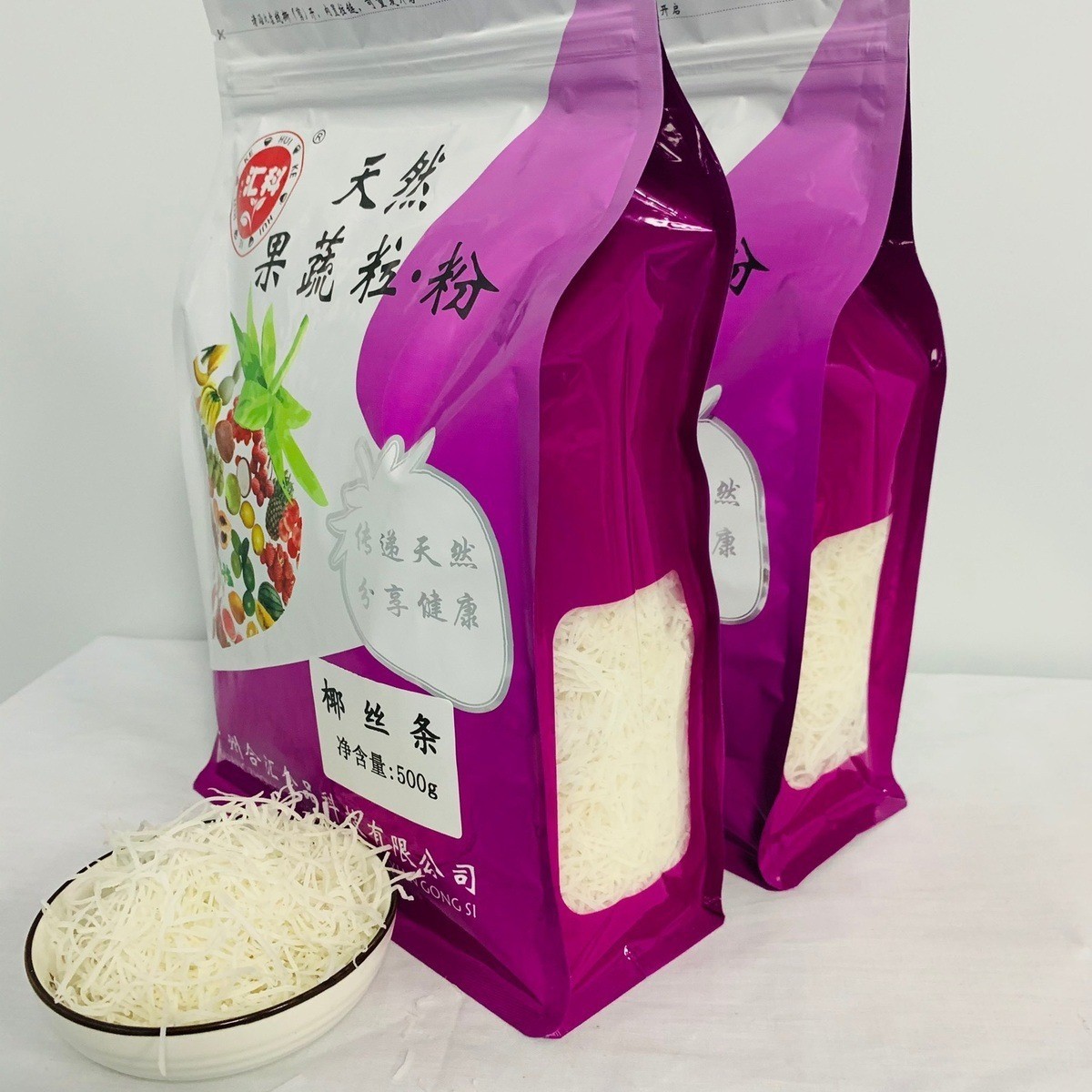 海南特产椰丝条500g 无糖椰丝椰蓉烘焙原料 蛋糕椰丝球椰丝条图4