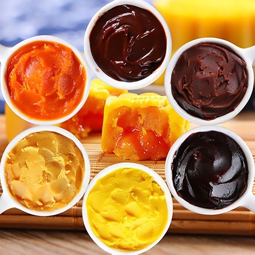 紫薯月饼馅糕点料多口味五仁南瓜板栗蓉红豆油沙凤梨糖葫芦馅料图3