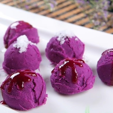 紫薯馅料 紫薯泥 紫甘薯沙 紫薯饼/糕点/面包/馅料图2