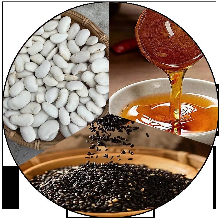 豆沙馅黑芝麻月饼馅料汤圆粽子白莲蓉馅烘焙材料家用商用图4