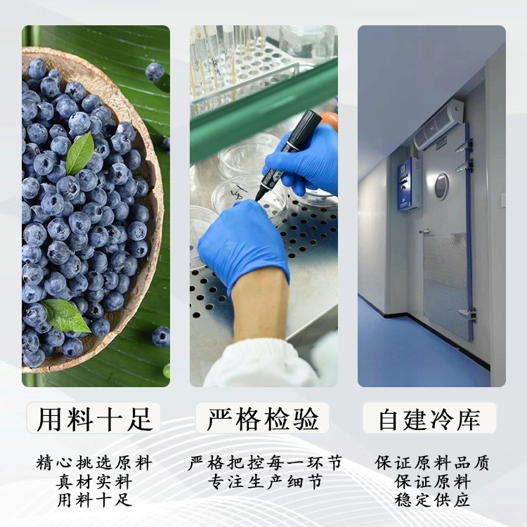 真实果肉系列蓝莓果肉馅料颗粒红枣核桃月饼馅料大枣烘焙原料图3