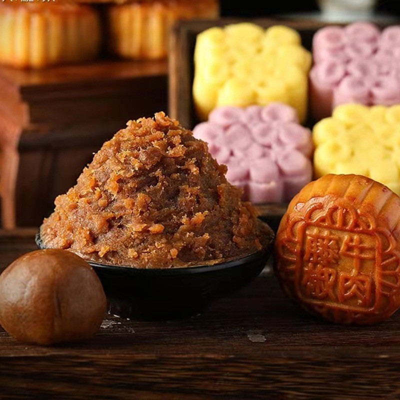 厂家香辣牛肉馅月饼馅原材料冰皮月饼牛肉馅糕点烘焙材料图3