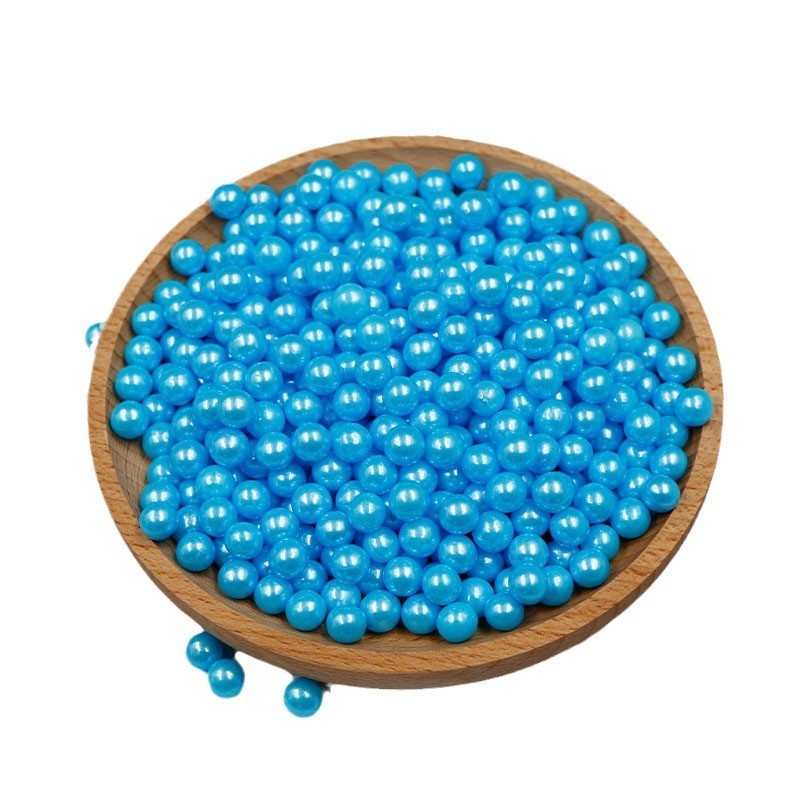 烘焙装饰糖珠2mm珠光糖珠500g纸杯冰淇淋可食用甜甜圈2mm彩珠图5