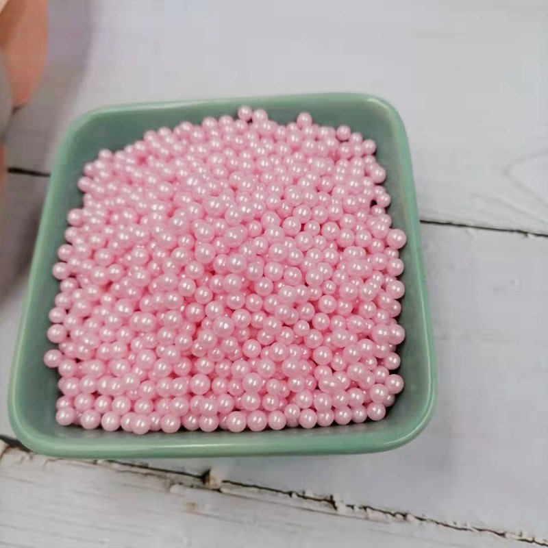 烘焙装饰糖珠2mm珠光糖珠500g纸杯冰淇淋可食用甜甜圈2mm彩珠图3