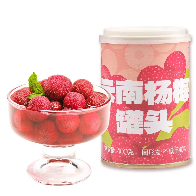 云南杨梅罐头400g 水果罐头 0添加剂即食云南特产图5