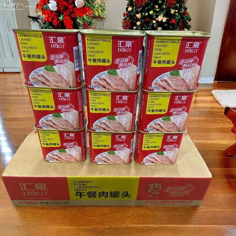 午餐肉罐头 熟食火锅三明治泡面搭档图4