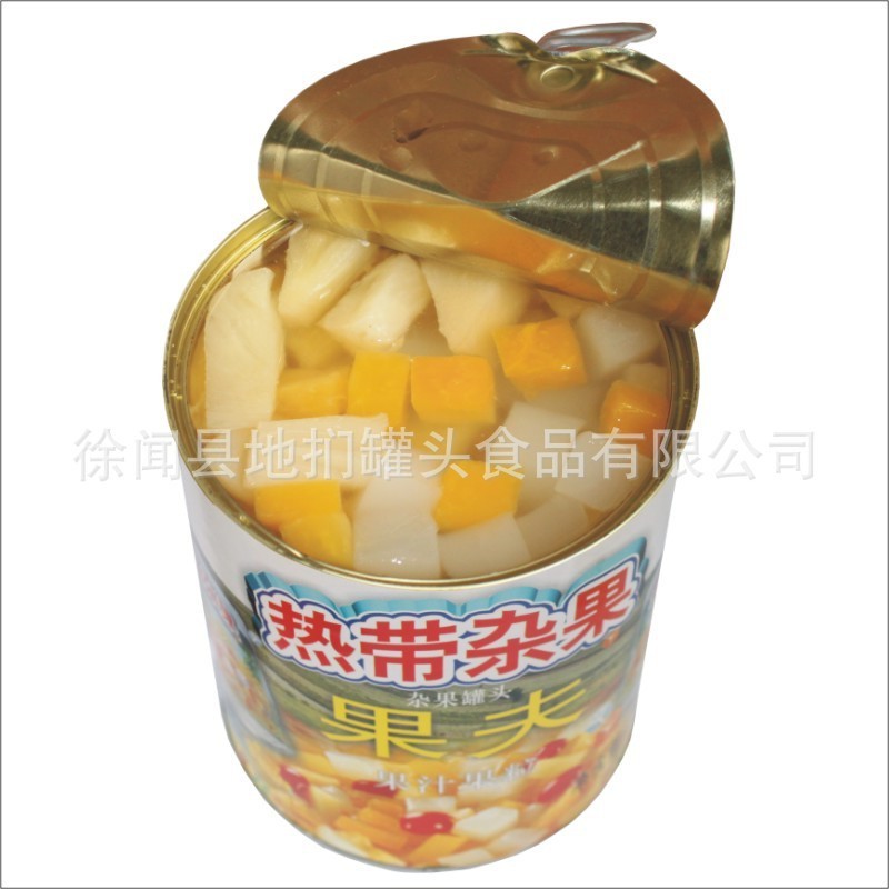 热带杂果罐头【烘焙蛋糕夹心】糖水杂锦果粒 餐饮商用图5