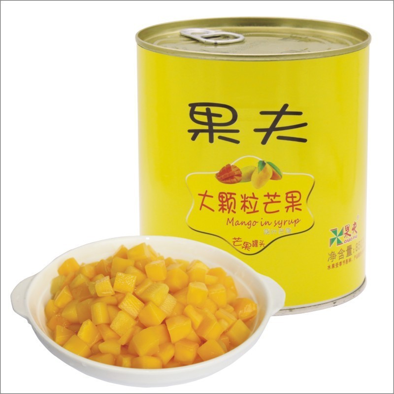 芒果泥 850克 铁罐装 台农芒果 果浆 杨枝甘露果酱图4