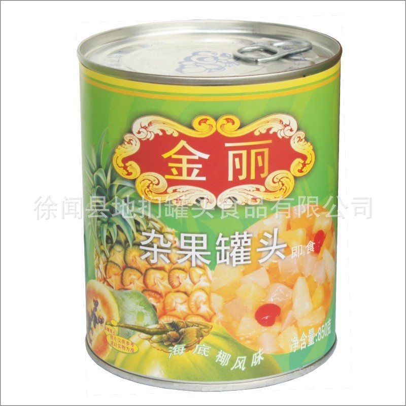 热带杂果罐头 糖水什锦 地扪水果粒 烘焙蛋糕奶茶原料图4