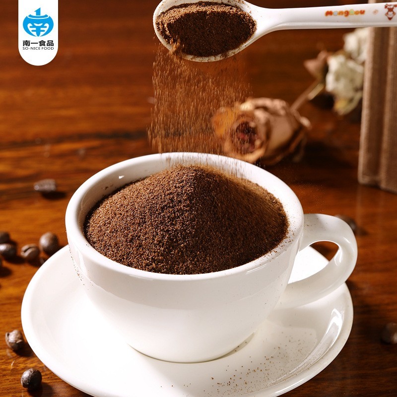 焦香型速溶咖啡粉固体饮料工业饮品原料热萃喷干工艺高纯黑咖啡粉图5