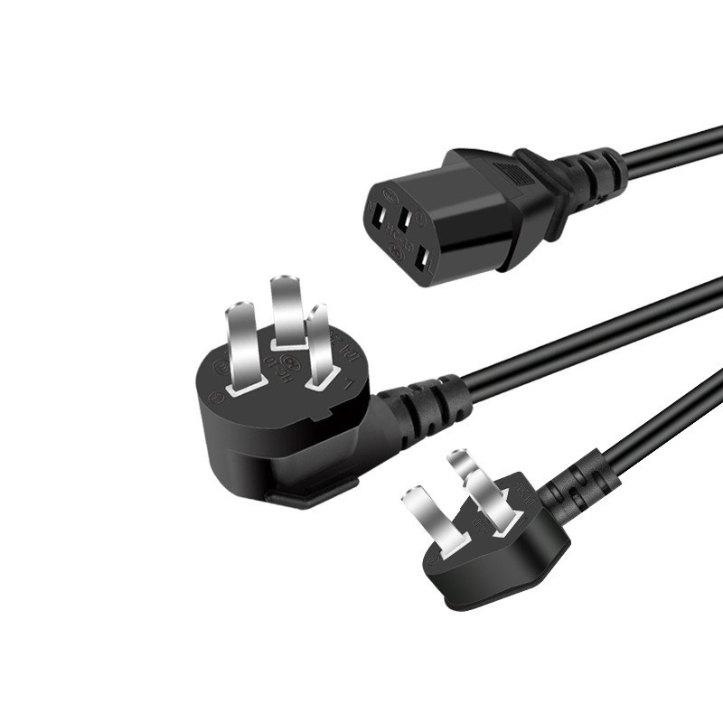 电脑电源线3C认证国标全铜电线三插家用3芯插头线家用电源线数码图5