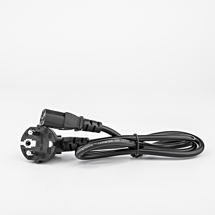 VDE纯铜欧标电源线电饭锅烧水壶电脑三孔3芯插头线品字尾环保材质图3