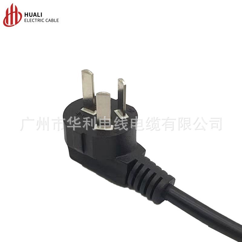 纯铜国标3*0.75平方1.5米三项带插头三孔电源连接线三芯电源线图4