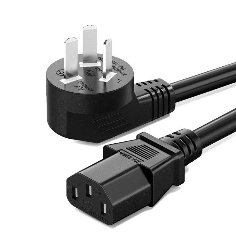 国标全铜纯铜三插品字尾电源线三芯电饭锅插头线ac数码充电线图5