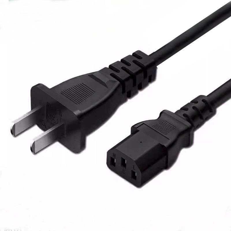 电源线国标两插品字尾电源线 电脑机箱连接线二插国标品字3C认证图5