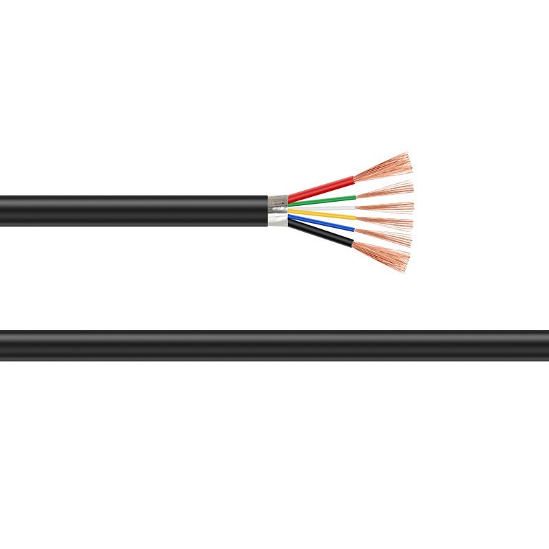 定制2464 20+28awgUSB多芯数据线4芯5芯6芯5A快充电信号线电子线图4