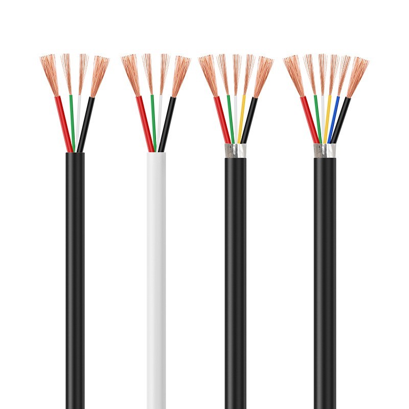 定制2464 20+28awgUSB多芯数据线4芯5芯6芯5A快充电信号线电子线图2