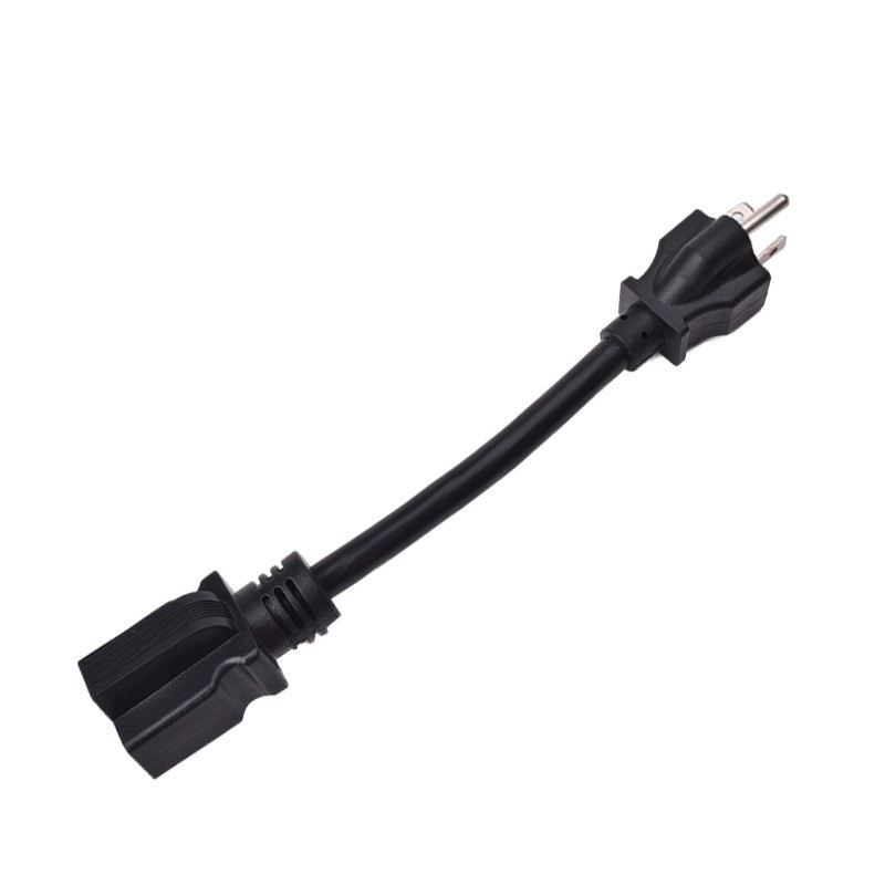 美标5-15p转5-20R转换线美规三插3孔连接线公转母15A/125V电源线图4