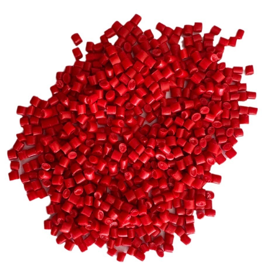 原生红透颗粒 鲜红色pp聚氯乙烯颗粒pvc原生料图2