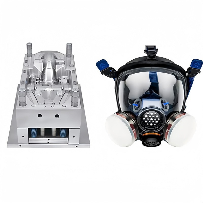 化学全面罩面膜钢模塑胶模具 面膜口罩注塑模具塑料厂家来图来样