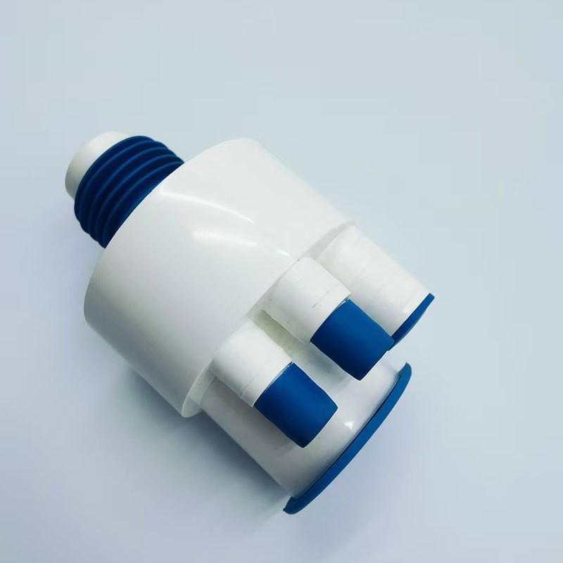 定制注塑模具制作厨房面盆下水管排水管配件洗菜盆三通洗手盆模具图2