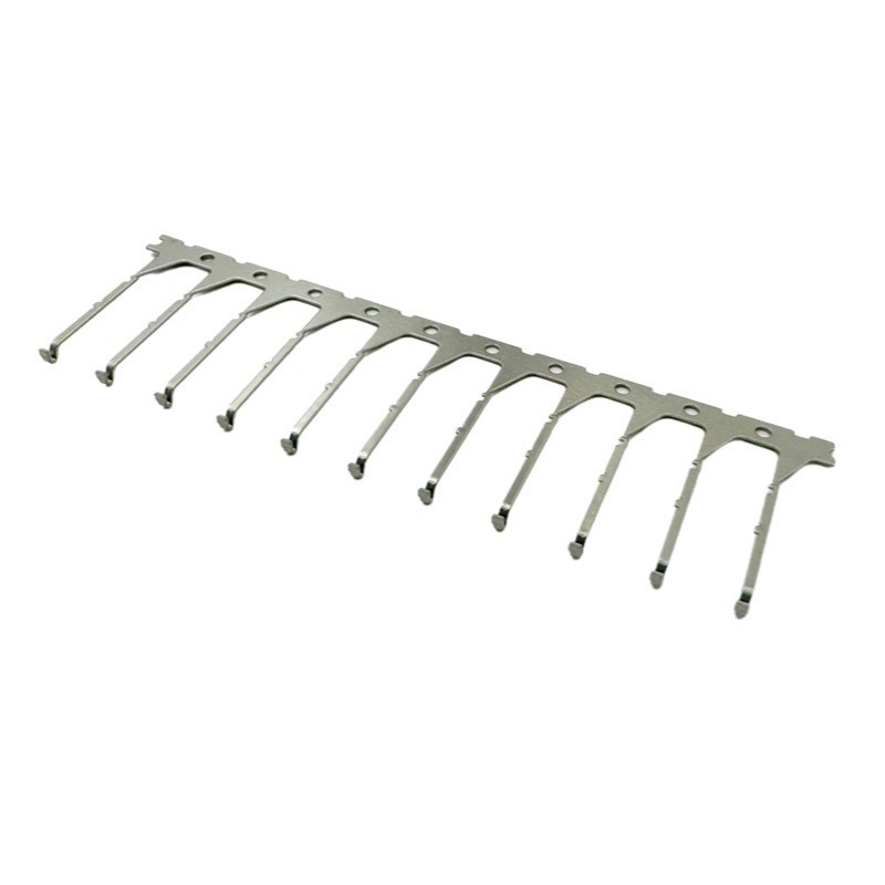 厂家定制精密冲压加工 45吨高速C型冲压连接器推杆 连续五金加工图5