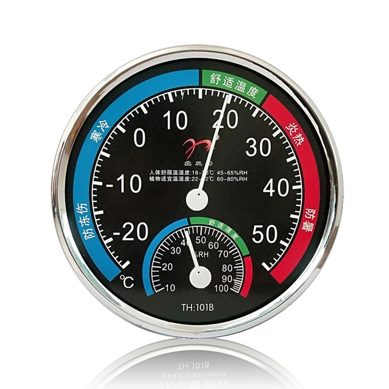 温度表湿度家用室内指针温湿度计壁挂台式无电池温度计礼品测温仪图2