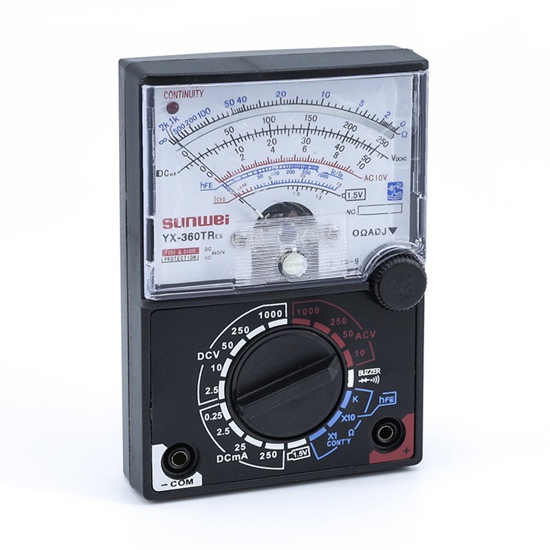 便携式万用表电工专用 袖珍小型多功能指针万用表防烧指针万能表图2