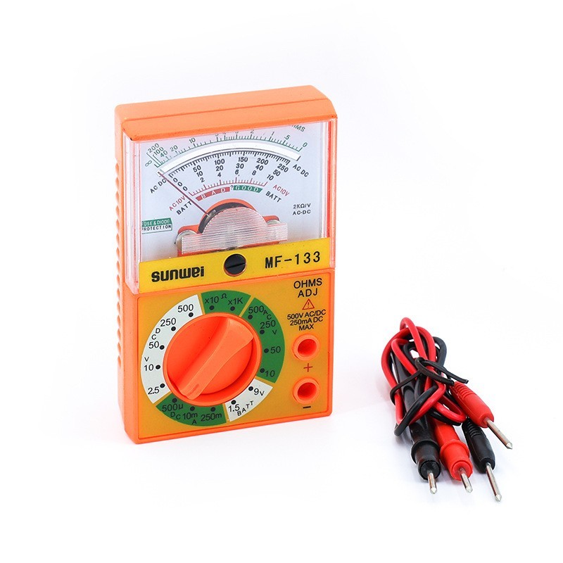 迷你袖珍型指针式万用表学生表 防烧高精度万用表便携式图4