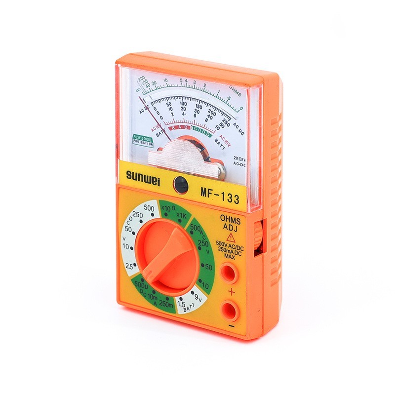 迷你袖珍型指针式万用表学生表 防烧高精度万用表便携式图3