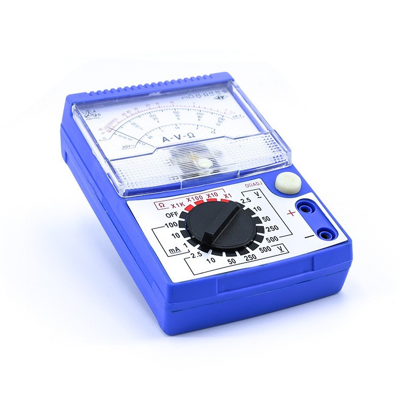 蓝色J0411多用电表指针式万用表 电工便携式小型万用表图2