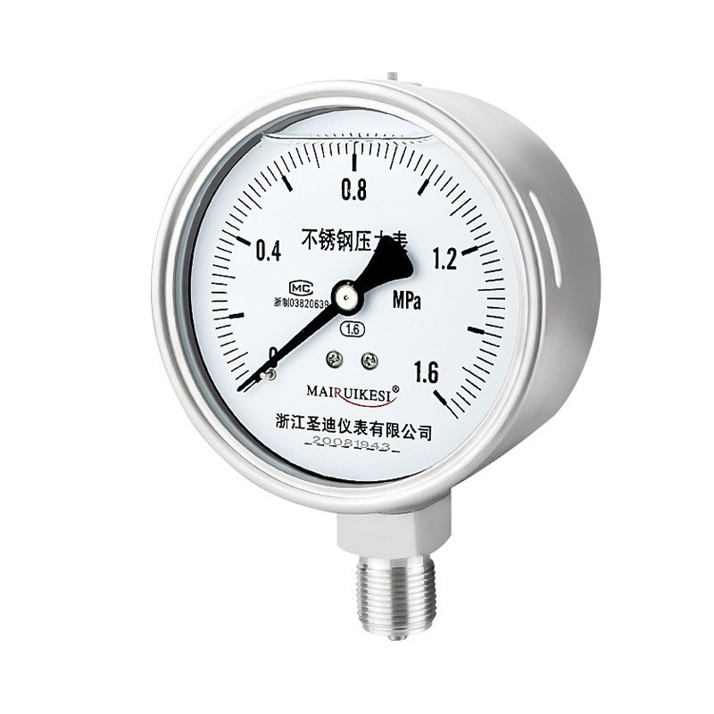 充油抗震耐高温耐腐蚀m20*1.5威卡款式不锈钢耐震压力表图5
