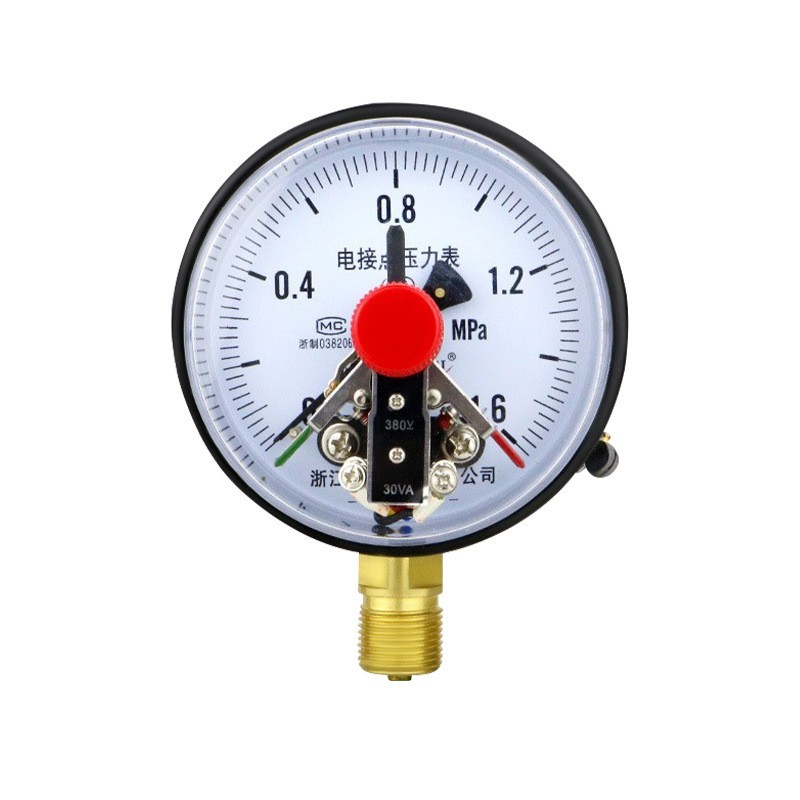 电接点压力表自动控制水泵壳体电泳材质磁助式电接点压力表图5