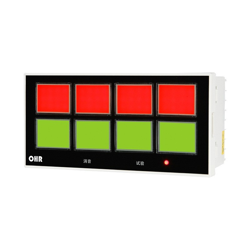 八路闪光报警器温度压力信号控制工业仪表灯声光报警仪表图5