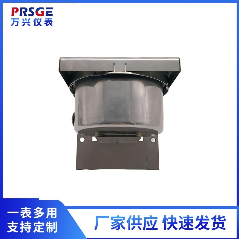 充油双接头制冷压力表 75mm角型双针双管支架表图3